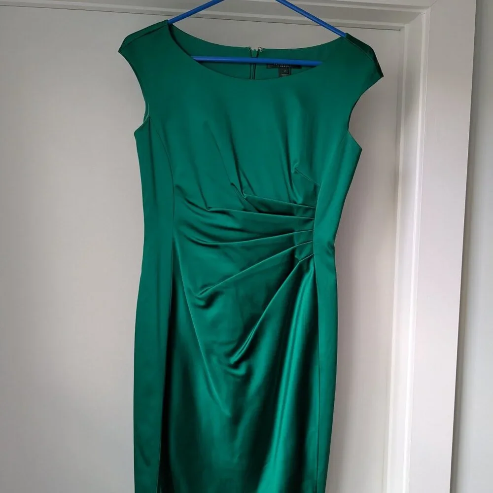 Satin Ralph Lauren cocktail dress - Picture 1 of 4